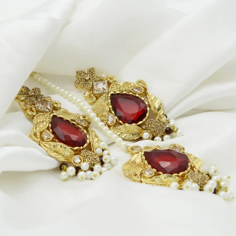 Egyptian Designer Earring & Tikka Article 1 - Image 4