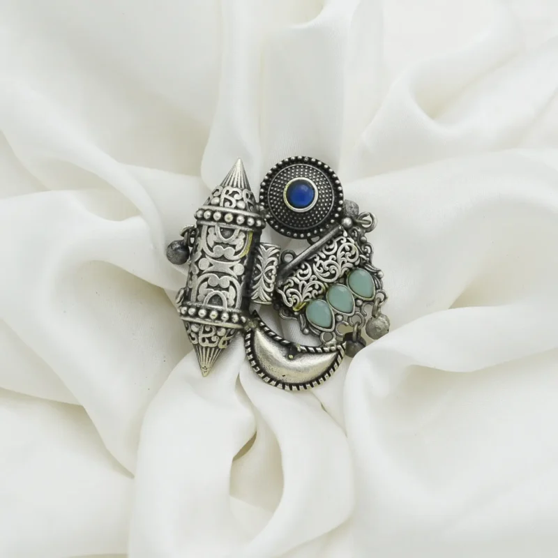 Antique Oxidized Oversized Ring Article 34