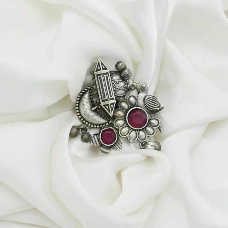 Antique Oxidized Oversized Ring Article 36