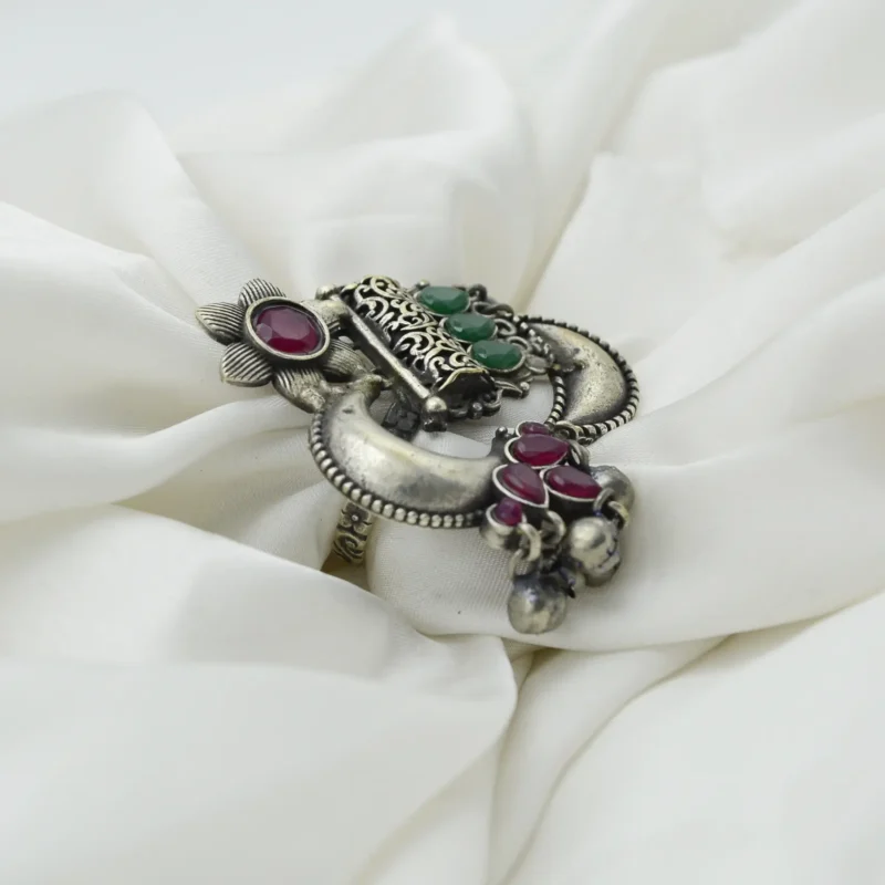 Antique Oxidized Oversized Ring Article 39 - Image 2