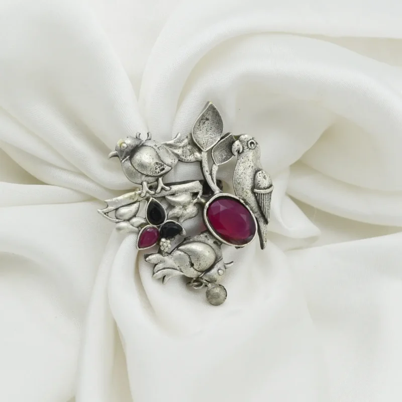 Antique Oxidized Oversized Ring Article 40
