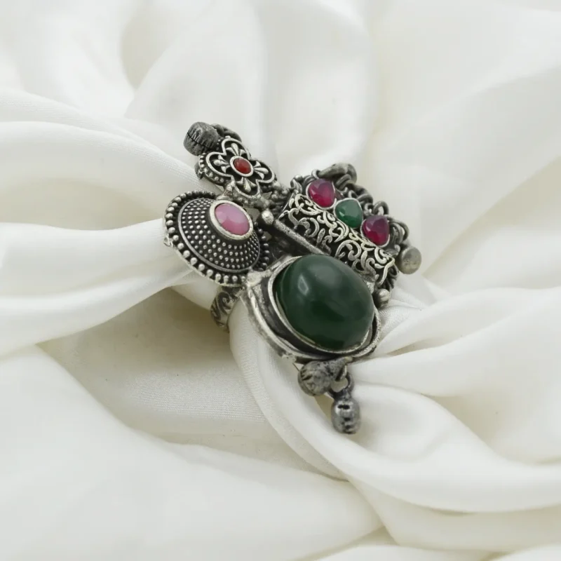 Antique Oxidized Oversized Ring Article 41 - Image 2