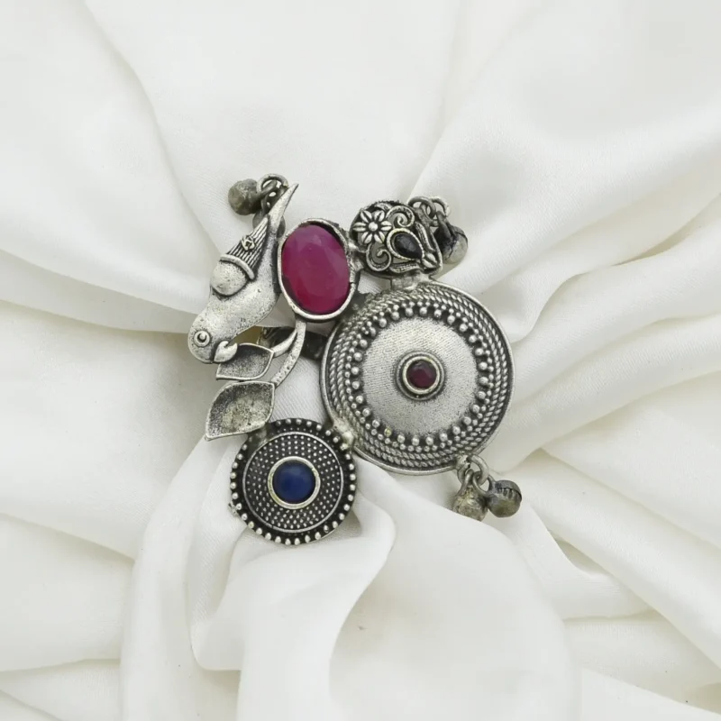 Antique Oxidized Oversized Ring Article 49