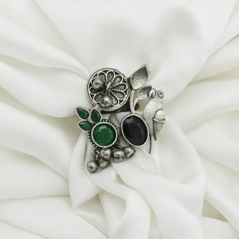 Antique Oxidized Oversized Ring Article 50