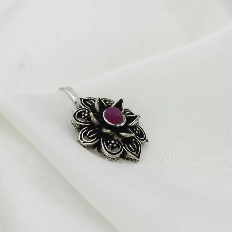 Antique Oxidized Nose cuff Article 77 - Image 2
