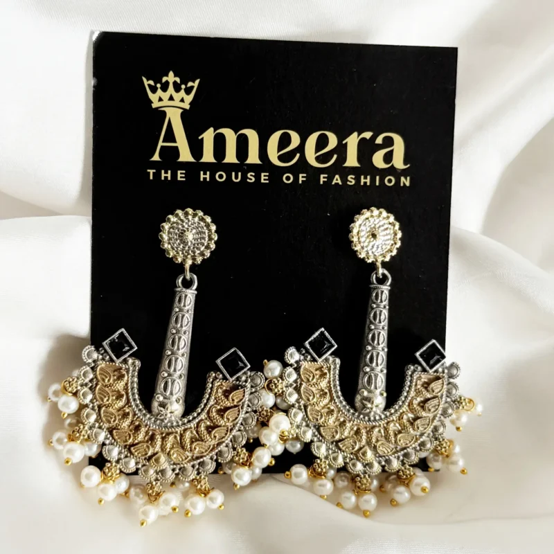 Antique Dual Tone Earrings Article 3 - Image 2