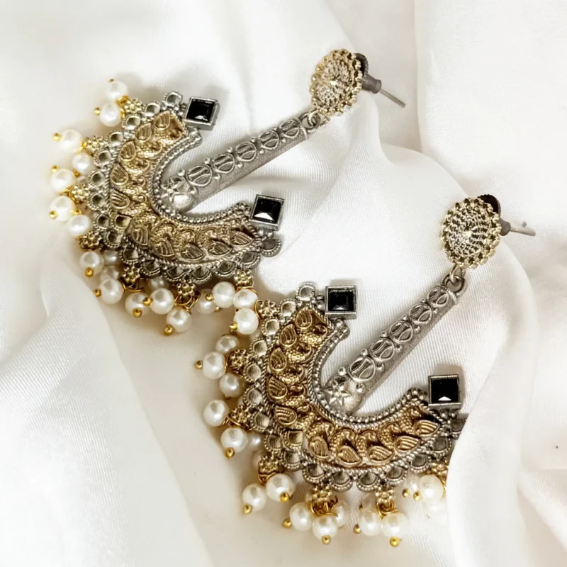 Antique Dual Tone Earrings Article 3