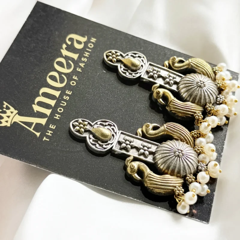 Antique Dual Tone Earrings Article 4 - Image 2