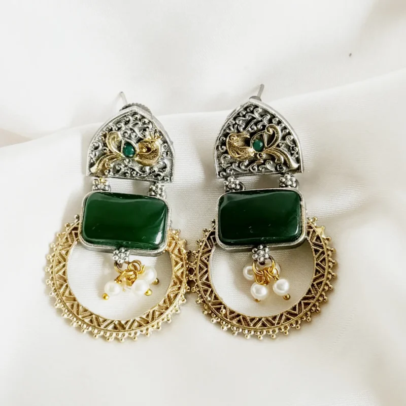 Antique Dual Tone Earrings Article 5