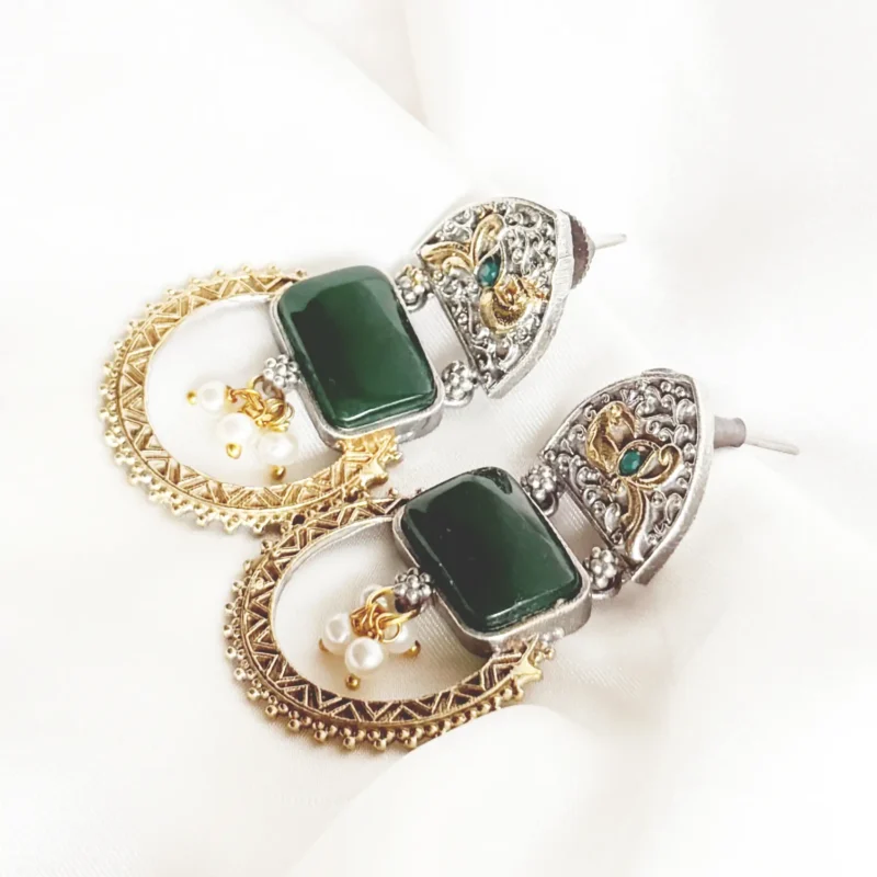 Antique Dual Tone Earrings Article 5 - Image 2