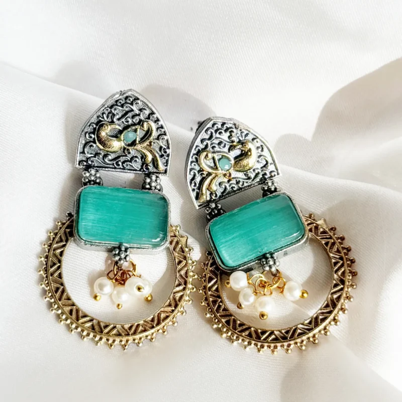 Antique Dual Tone Earrings Article 7