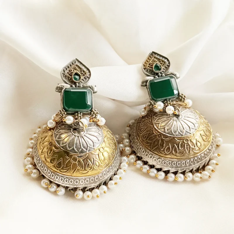 Antique Dual Tone Earrings Article 11
