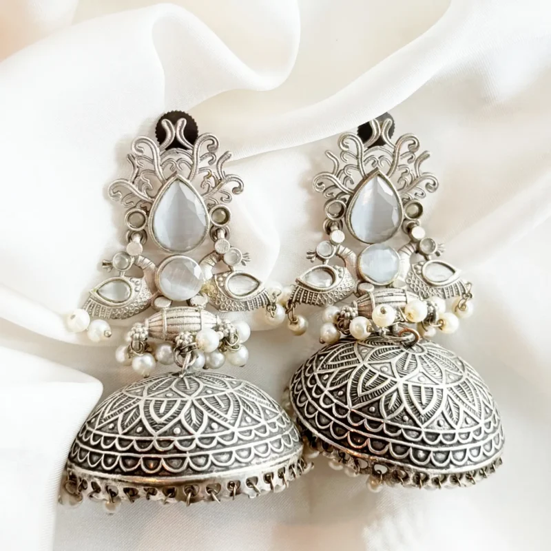 Antique Dual Tone Earrings Article 13