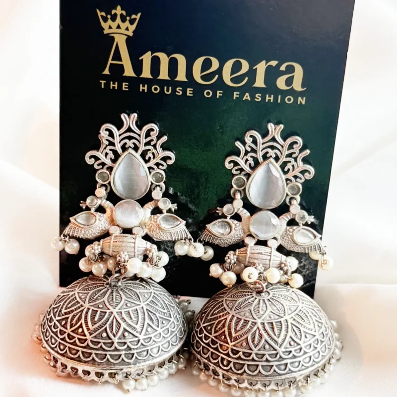 Antique Dual Tone Earrings Article 13 - Image 2