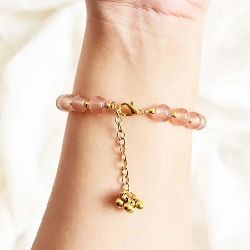 Beaded Dual Heart Bracelet