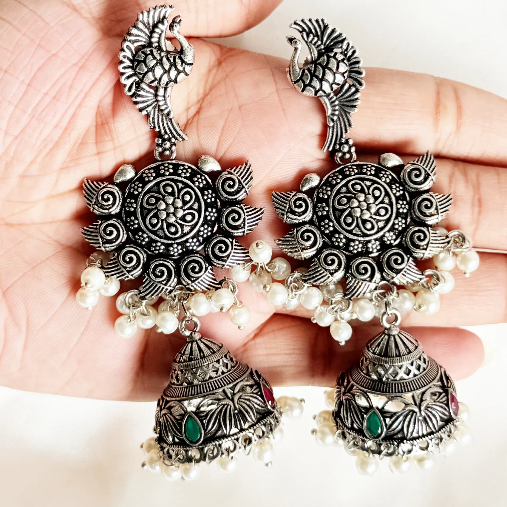 German Sliver Long Earring