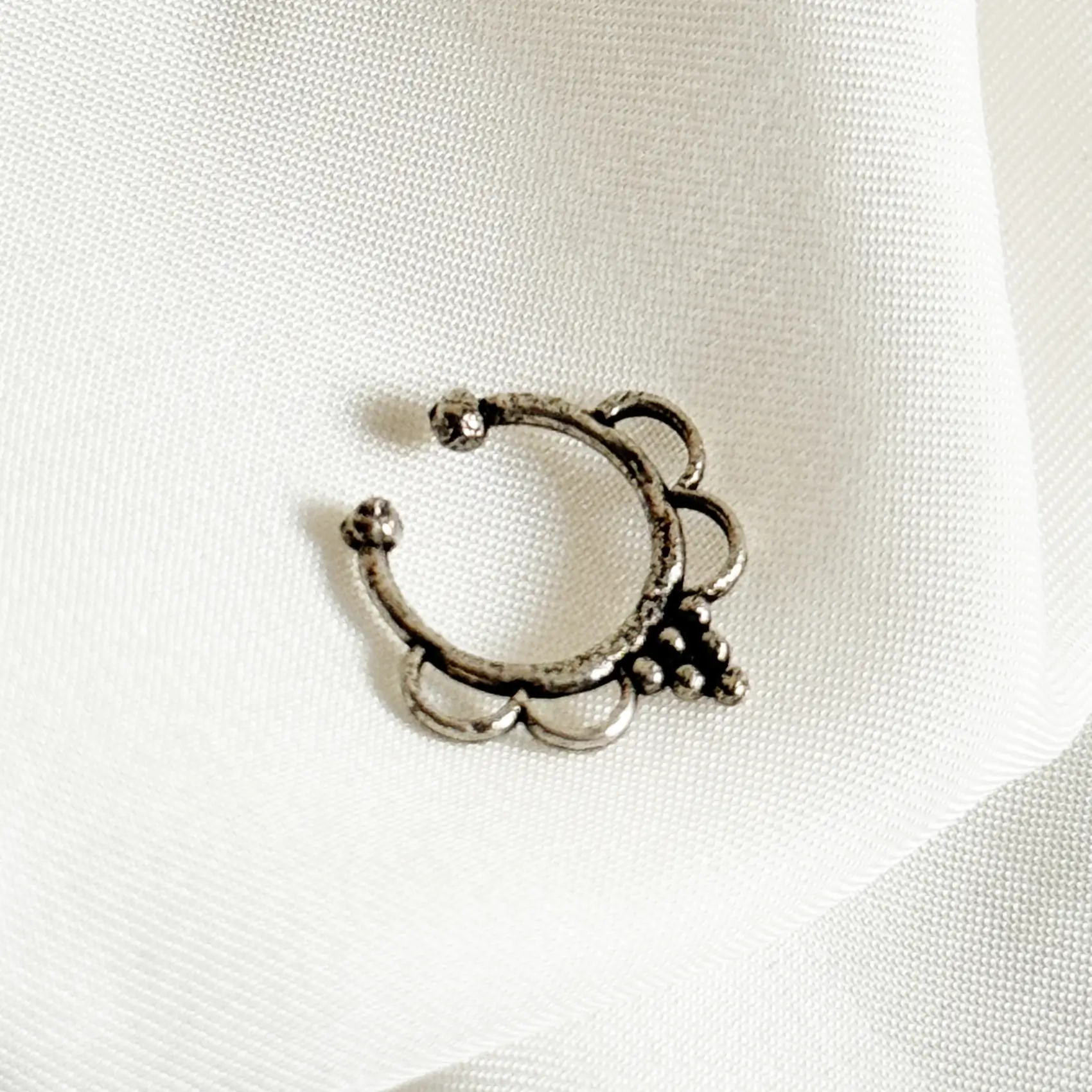 Antique Oxidized Nose cuff Article 105