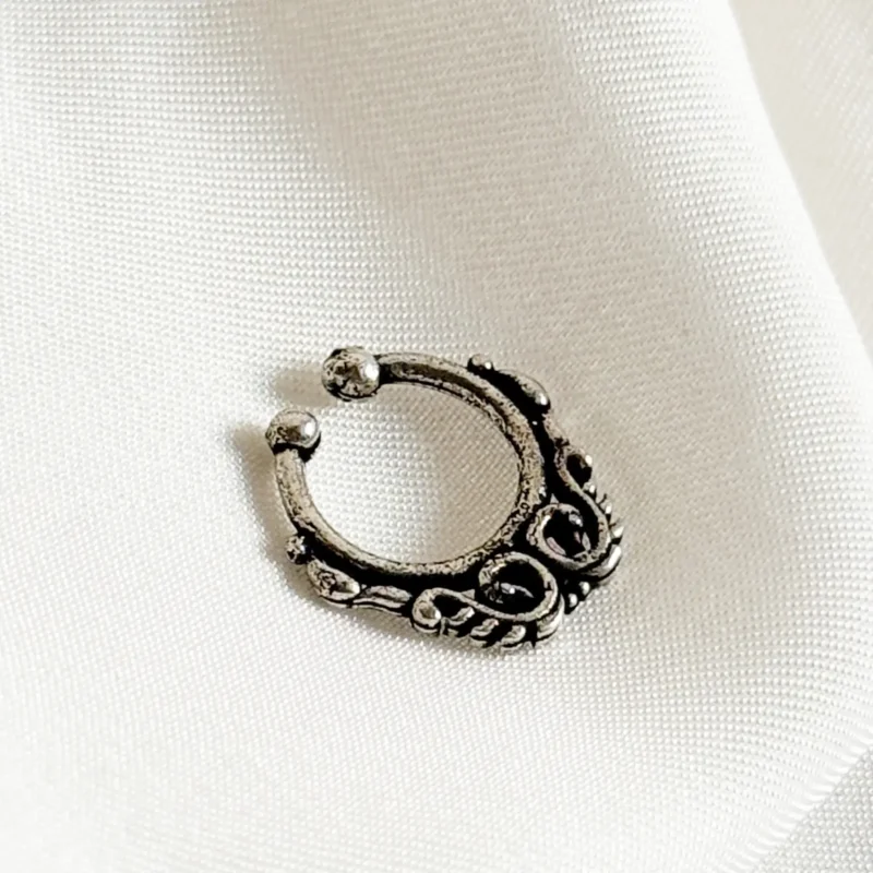 Antique Oxidized Nose cuff Article 106