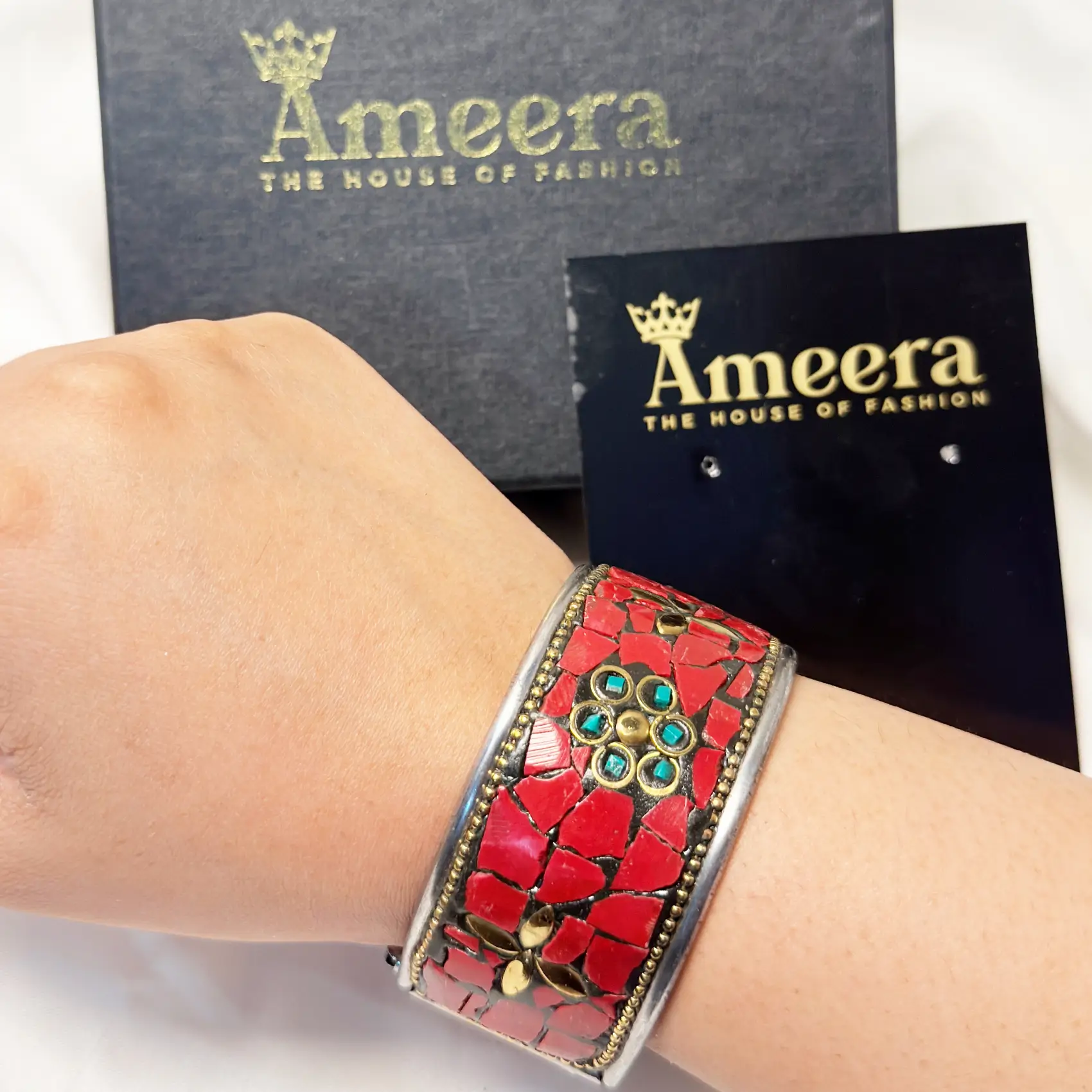 Nepali Mosaic Openable Bangle Article 1