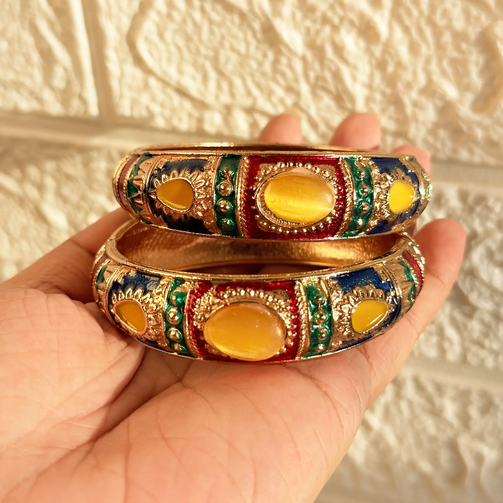 Antique Meena Stones Bangle Article 49