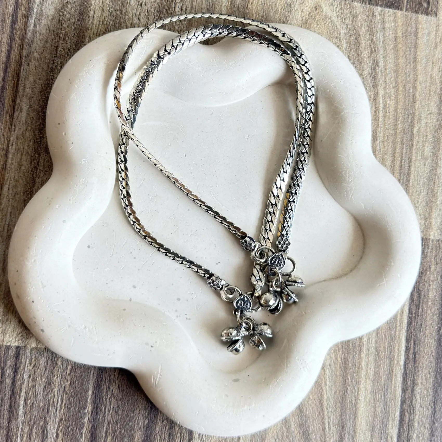 Antique Oxidized Rajhistani Pazeb Article 14